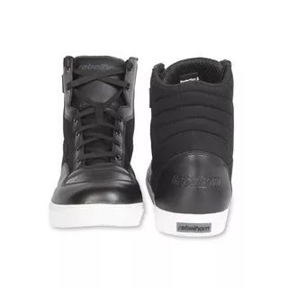 Moto topánky Rebelhorn Traffic Leather - čierna