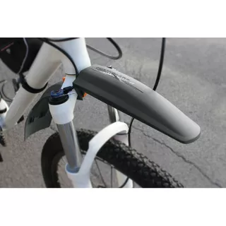 Predný blatník na bicykel SKS Shockblade II 27,5+", 28", 29" / 2,0-3,0" do stĺpika vidlice - čierno-šedá