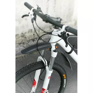 Predný blatník na bicykel SKS Shockblade II 27,5+", 28", 29" / 2,0-3,0" do stĺpika vidlice - čierno-šedá