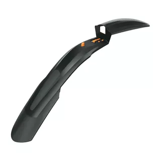 Predný blatník na bicykel SKS Shockblade II 27,5+", 28", 29" / 2,0-3,0" do stĺpika vidlice - čierno-šedá - čierna