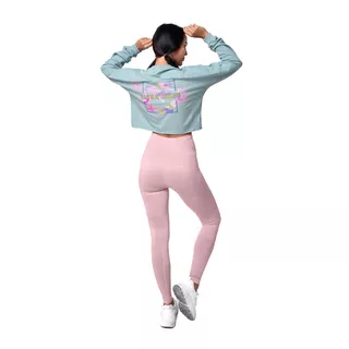 Dámske legíny Boco Wear Coral Cloud Melange Shape Push Up - svetlo ružová