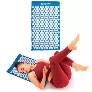 Akupresúrna podložka inSPORTline AKU-500 75x44 cm - modrá - modrá