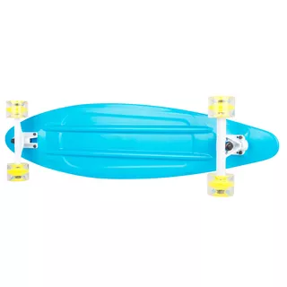 Plastový longboard WORKER Pike 36" so svietiacimi kolieskami - zelená