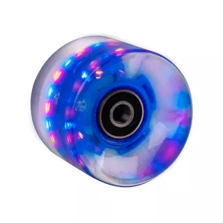 Svietiace koliesko na pennyboard 60*45 mm vr. ložísk ABEC 7 - modrá - modrá