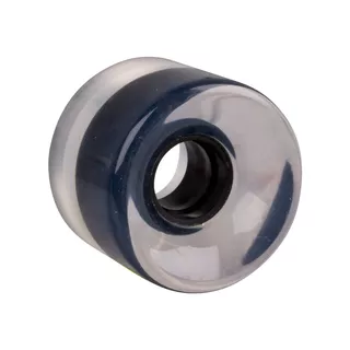 Priehľadné koliesko na pennyboard 60*45 mm - modrá - čierna