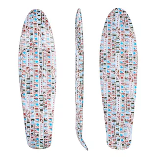Doska pre pennyboard WORKER Patterny 22.5*6" - design 3 - design 1