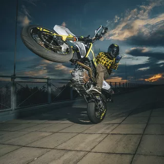 Moto košeľa W-TEC Terchis - zelená