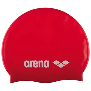 Plavecká čapica Arena Classic Silicone - fluo zelená - červená