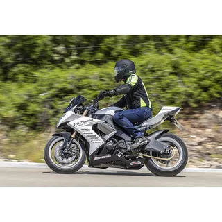 Letná airbagová bunda Helite Vented Hivis, mechanická s trhačkou - zeleno-žltá