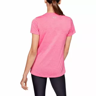 Dámske funkčné tričko Under Armour Tech SSV Twist - Black