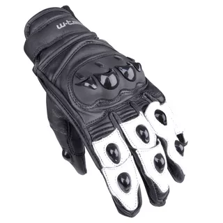 Moto rukavice W-TEC Radoon - 2. akosť - čierno-biela