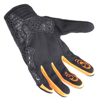 Moto rukavice W-TEC Hirshla GS-9044 - oranžovo-čierna