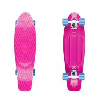 Pennyboard Big Fish 27" - grey/silver/summer purple - pink/white/blue