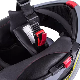 Výklopná moto prilba W-TEC V271 - čierno-šedá