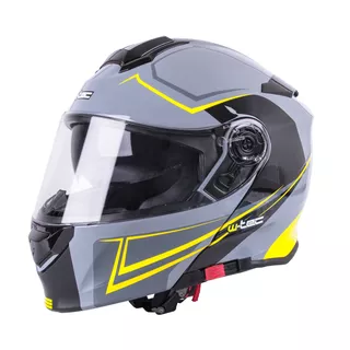 Výklopná moto prilba W-TEC V271 - čierno-šedá