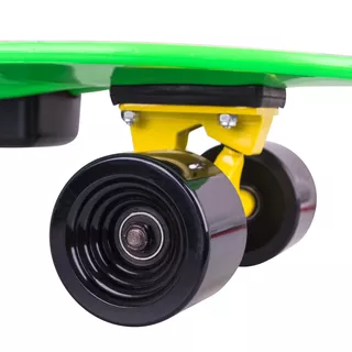 Elektrický longboard WORKER Smuthrider - 2. akosť - žlto-zelená