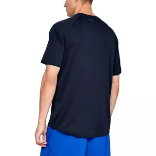 Pánske tričko Under Armour Tech SS Tee 2.0 - Steel Light Heather/Black