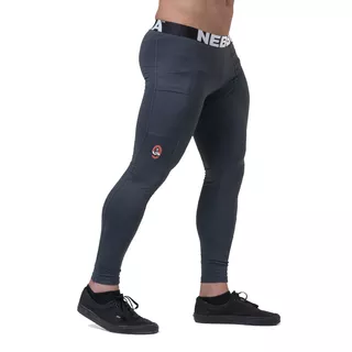 Pánske legíny Nebbia Legend of Today 189 - Black - Grey
