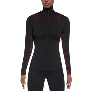 Dámska športová mikina BAS BLACK Inspire Blouse - čierno-ružová