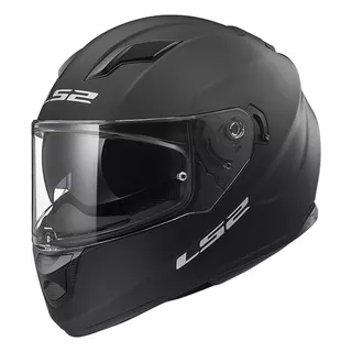 Moto prilba LS2 FF320 Stream Evo Matt Black - Matt Black - Matt Black