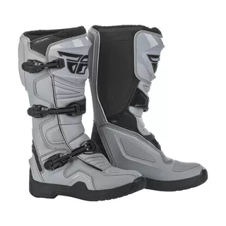 Motokrosové topánky Fly Racing New Maverik Grey Black - šedá/čierna - šedá/čierna