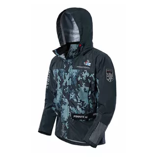 Vodoodolná moto bunda Finntrail Mudway CamoGrey - camo/šedá