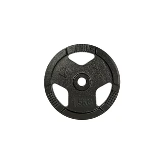 Liatinový kotúč inSPORTline Hamerton Black 1,25 kg 30 mm