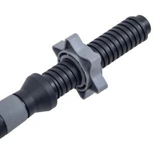 Hriadeľ na jednoručnú činku inSPORTline Plafor 41cm/30mm plastový, so závitom a objímkami