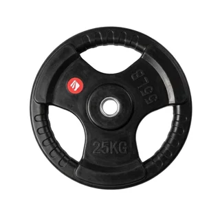 Pogumovaný kotúč inSPORTline Graton 25 kg 30 mm