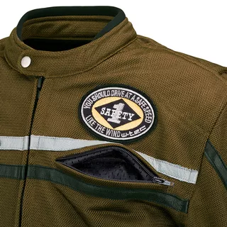 Moto bunda W-TEC Bellvitage Khaki Chameleon - khaki chameleon