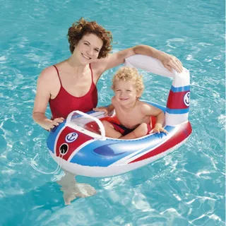 Detský nafukovací čln Bestway Baby Boat - modro-červená