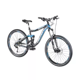 Horský celoodpružený bicykel Devron Zerga FS6.7 27,5" 1.0 - 17" - Black-Blue