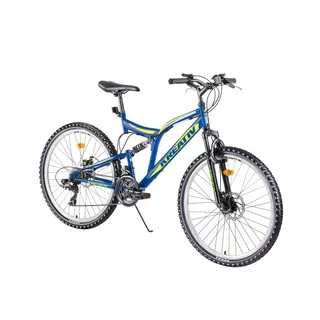 Celoodpružený bicykel Kreativ 2643 26" - model 2019 - 2.akosť - Black