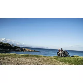 Dámske moto nohavice SCOTT W's Turn ADV DP MXVII - grey-black
