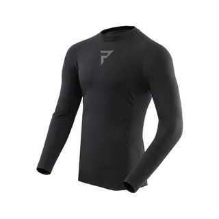 Moto thermo tričko Rebelhorn Freeze II Jersey - čierna - čierna