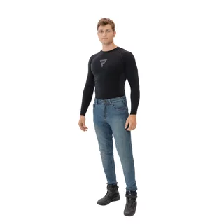 Moto thermo tričko Rebelhorn Freeze II Jersey - čierna