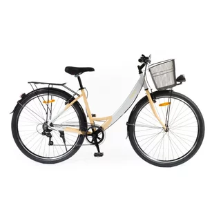 Mestský bicykel Olpran Urtica 28" - model 2026 - biela/piesková