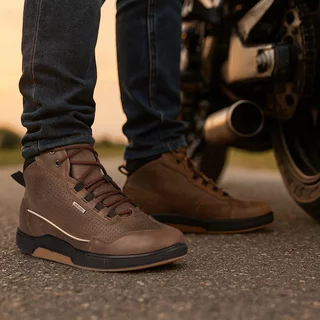 Moto topánky W-TEC Colton - hnedá