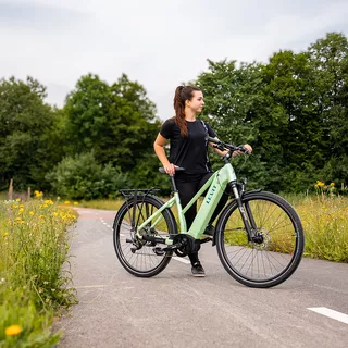 Trekingový elektrobicykel Levit Columba Bosch Perf. 625 28" - Matt Mint