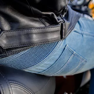 Pánske moto jeansy BOS Mazda - blue