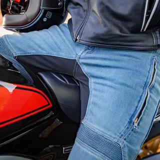 Pánske moto jeansy BOS Mazda - blue
