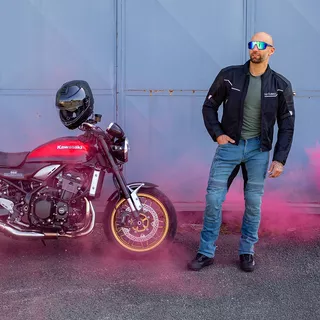 Moto bunda W-TEC Adam - čierna