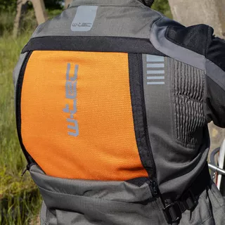Touringová moto bunda W-TEC Smackton - 2.akosť - čierno-zelená