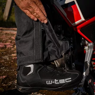Pánske letné moto nohavice W-TEC Toranio - čierno-žltá