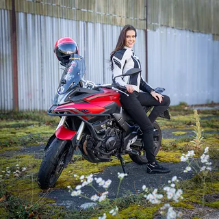 Dámske moto legíny W-TEC Nombutta s aramidom - 2.akosť - čierna