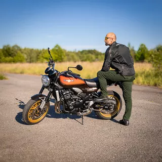 Pánske moto nohavice BOS Cargo D - Green