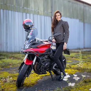 Dámská kožená moto bunda W-TEC Kaika