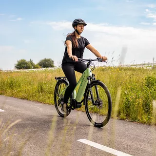 Trekingový elektrobicykel Levit Columba Bosch Perf. 625 28" - Matt Mint