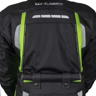 Moto bunda W-TEC Gelnair - 2.akosť - čierno-zelená
