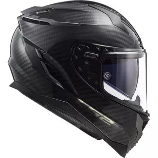 Moto prilba LS2 FF327 Challenger C Carbon Solid - Black